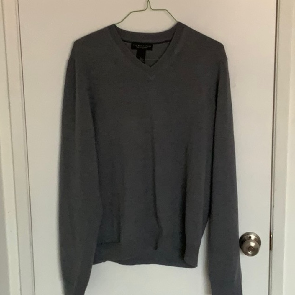 Gray V Neck Sweater from Bloomingdale’s
